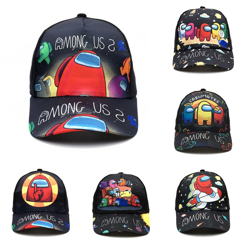 1 8 Years Space Game Among Baseball Caps For Girls And Boys Fashion Summer Snapback Cap Adjustable Cartoon Children Gift Dad Hat|Men's Baseball Caps|
