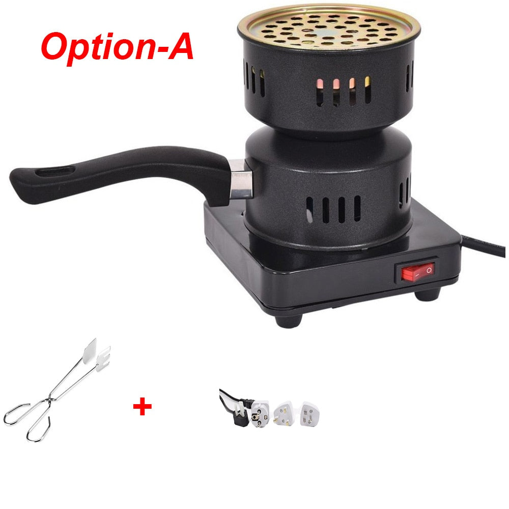 220V EU Electronic Black Charcoal Stove Hot Plate Coal Burner Charcoal Heater Cooking Plate Multifunction electric stove|Hot Plates|