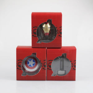 3pcs/set Marvel Avengers Super Hero Weapons Captain America Shield & Iron Man