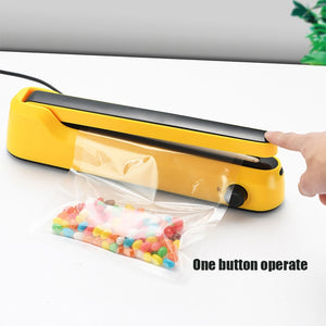 Creative Food Vacuum Sealer Portable Bag Clips Handheld Mini Electric Heat Sealing Machine Seal Packing Plastic Impulse Sealer|Vacuum Food Sealers|