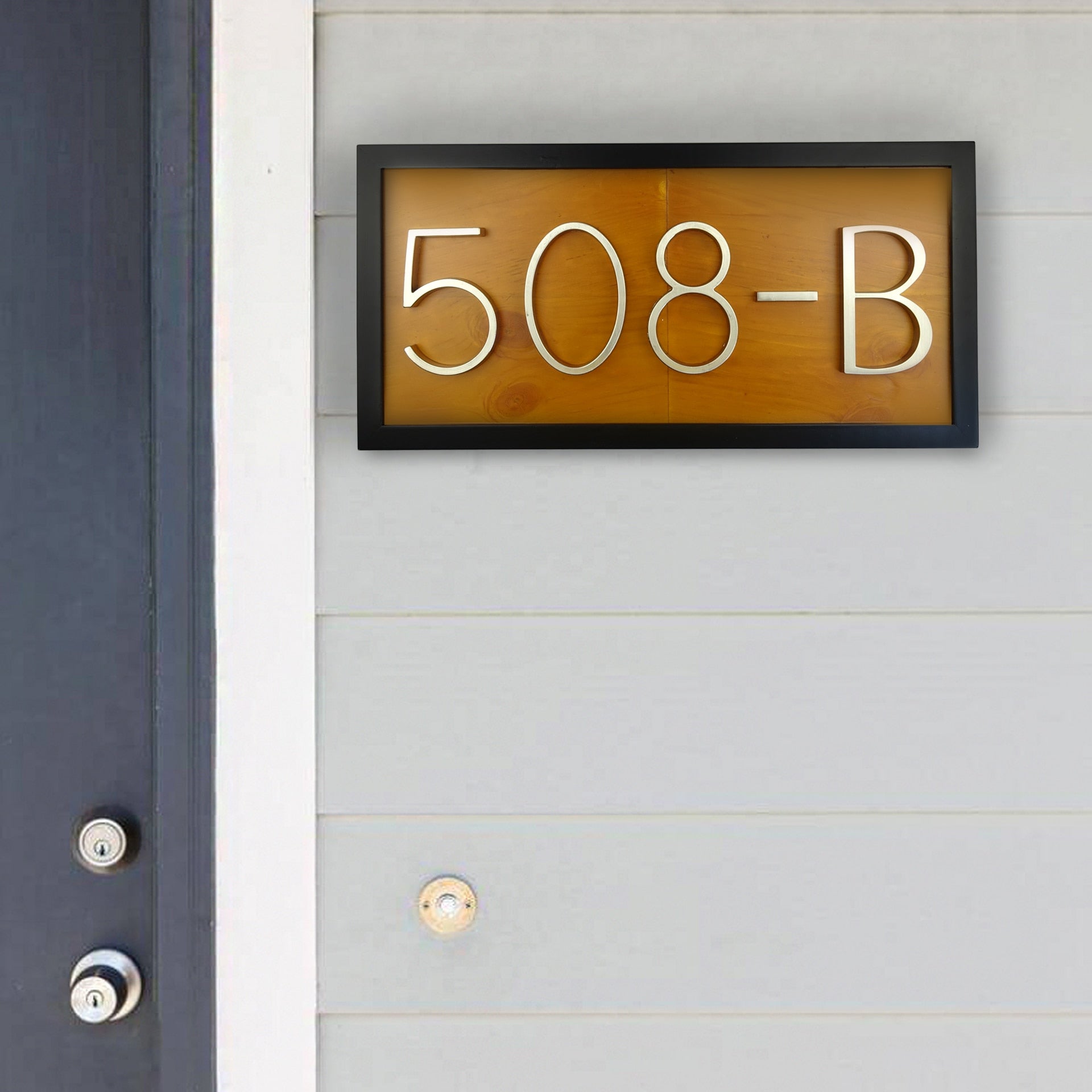Door Plate House Number Plaque Huisnummer Wooden Board Name Address Sign for House Numbers|Door Plates|