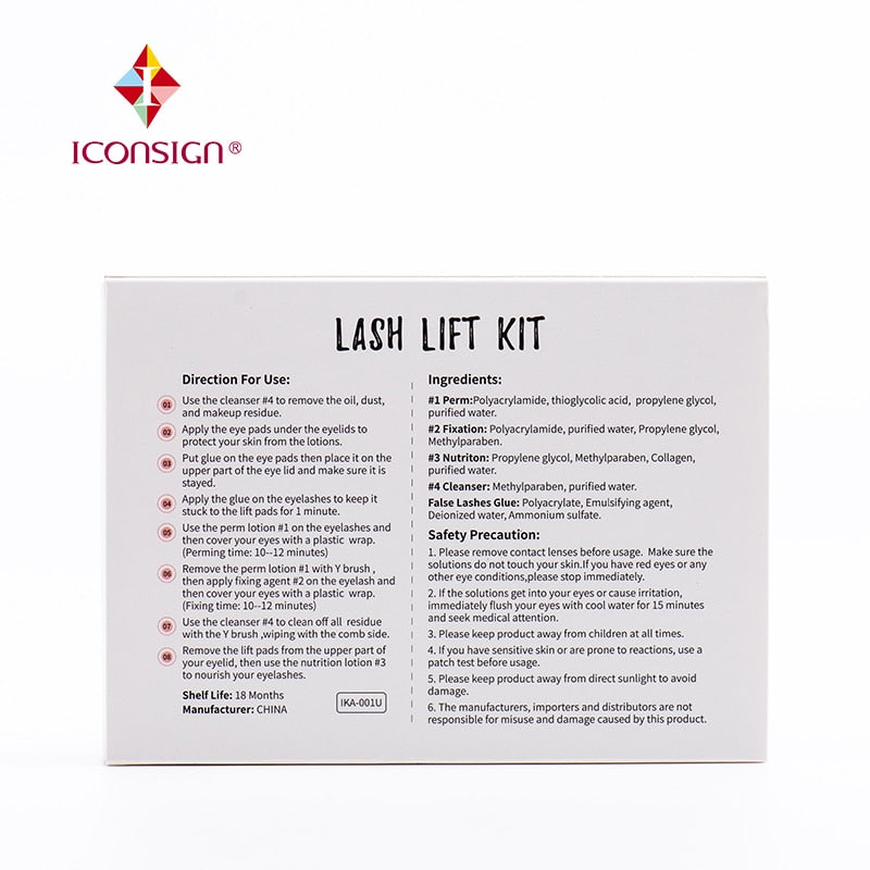 Dropshipping Lash Lift Kit Makeupbemine Eyelash Perming ICONSIGN Calia Perm Set Can Do Your Logo And Ship By Fast Shippment|kit kits|kit setset kit