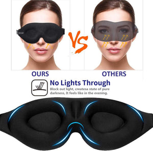 Eye mask for Sleeping 3D Contoured Cup Blindfold Concave Molded Night Sleep Mask Block Out Light with women men|Sleep & Snoring|