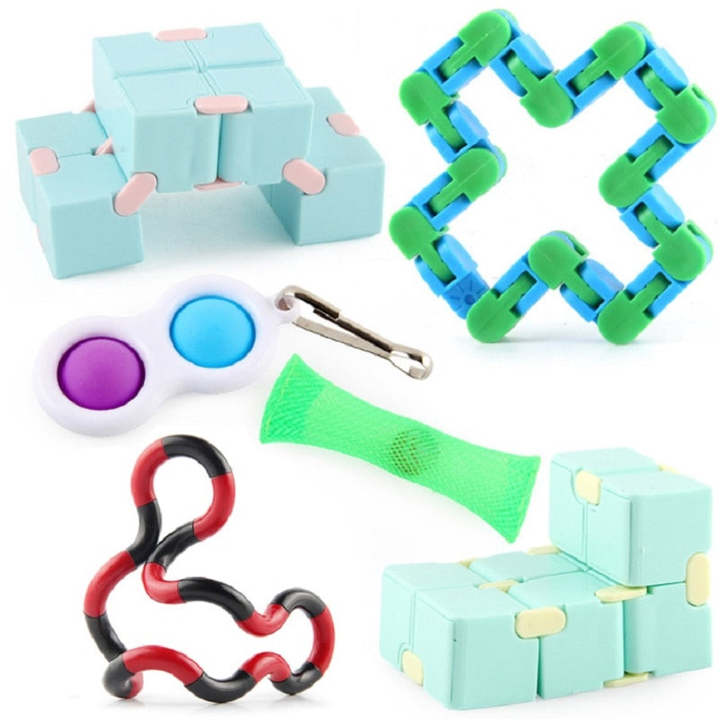 Hot push bubble fidget toys adult stress relief toy antistress soft squishy anti  stress gift anti stress box