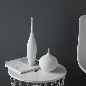 Jingdezhen Modern Minimalist Handmade Art Zen Vase Ceramic Ornaments Living Room Model Home Decoration|Vases|