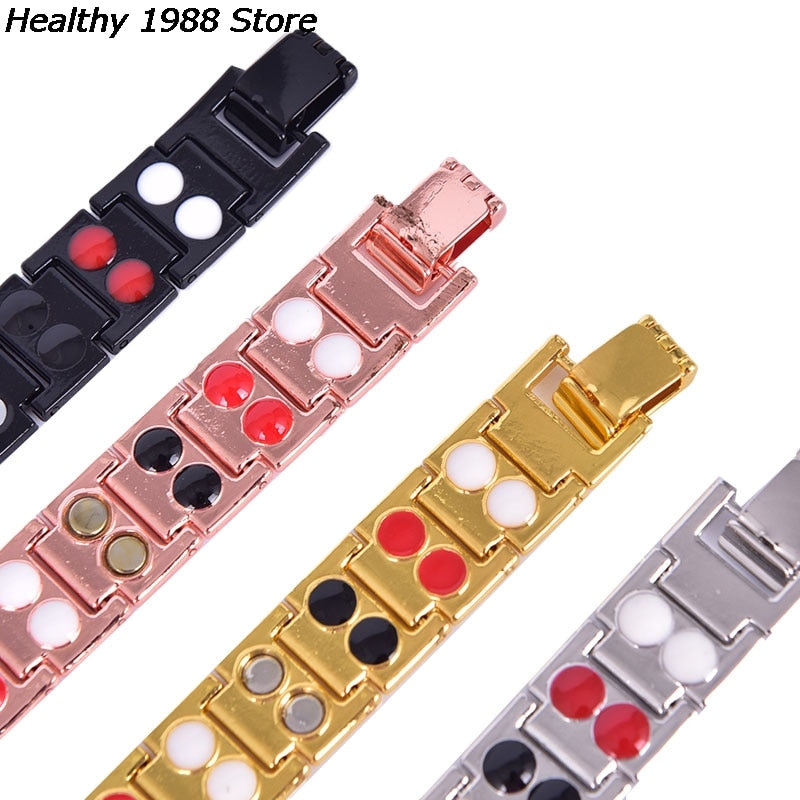 Men's Bracelets Energy Magnetic Tourmaline Bracelet Health Care Jewelry For Women Bracelets Bangle Slimming Product|Slimming Creams|