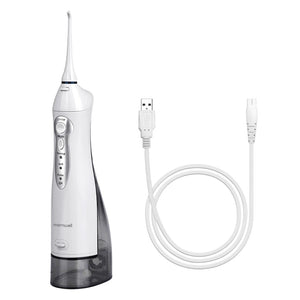 Oral Irrigator USB Rechargeable Water Flosser Portable Dental Water Jet 300ML Water Tank Waterproof Teeth Cleaner|Oral Irrigators|