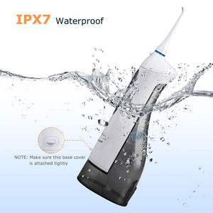 Oral Irrigator USB Rechargeable Water Flosser Portable Dental Water Jet 300ML Water Tank Waterproof Teeth Cleaner|Oral Irrigators|