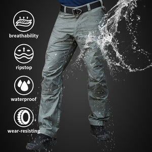 PAVEHAWK Cargo Pants Men Elastic Waterproof Army Tactical Military Hiking Trekking Jogger Casual Trousers Sweatpants Streetwear|Cargo Pants|