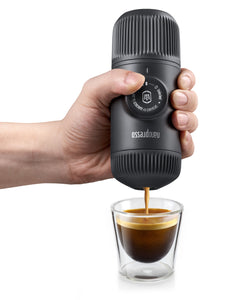 Wacaco Nanopresso Portable Espresso Machine, Upgrade Version of Minipresso, 18 Bar Pressure, Extra Small Travel Coffee Maker.|Coffee Pots|
