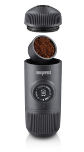 Wacaco Nanopresso Portable Espresso Machine, Upgrade Version of Minipresso, 18 Bar Pressure, Extra Small Travel Coffee Maker.|Coffee Pots|