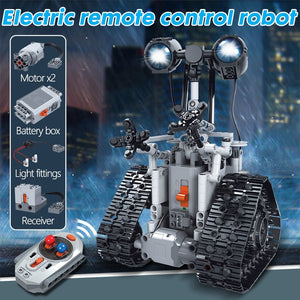 ZKZC 408PCS City Creative RC Robot Electric Building Blocks Technical Remote Control Intelligent Robot Bricks Toys For Children|Blocks|
