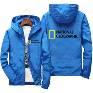 National Geographic Jacket Mens Survey Expedition Scholar Top Jacket Mens Fashion Outdoor Clothing Funny Windbreaker Hoodie|Jackets|