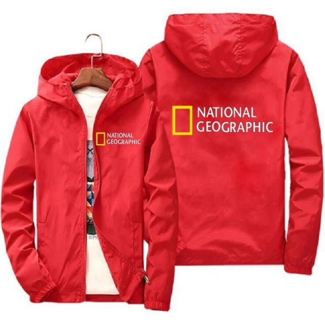 National Geographic Jacket Mens Survey Expedition Scholar Top Jacket Mens Fashion Outdoor Clothing Funny Windbreaker Hoodie|Jackets|