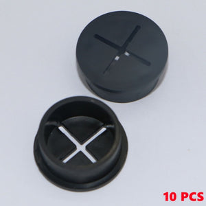 5\10 Pieces Flexible Silicone Cable Cord Grommets Rubber Grommets for Table,TV Console and Furnitures Hole Cover|Wire Hole Covers|