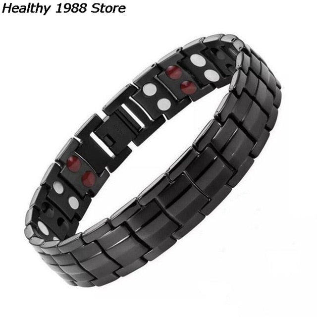 Men's Bracelets Energy Magnetic Tourmaline Bracelet Health Care Jewelry For Women Bracelets Bangle Slimming Product|Slimming Creams|