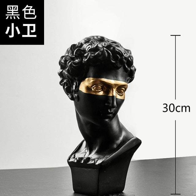 Home Decoration Accessories David People Resin Statue Europe Abstract Modern Sculpture Statue Mythology