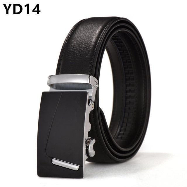 Male automatic buckle belts for men authentic girdle trend men's belts ceinture Fashion designer women jean belt Long 110 150|Men's Belts|