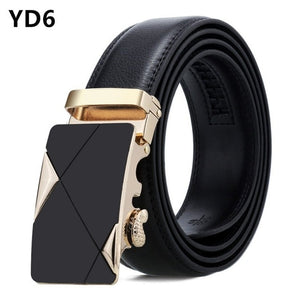 Male automatic buckle belts for men authentic girdle trend men's belts ceinture Fashion designer women jean belt Long 110 150|Men's Belts|