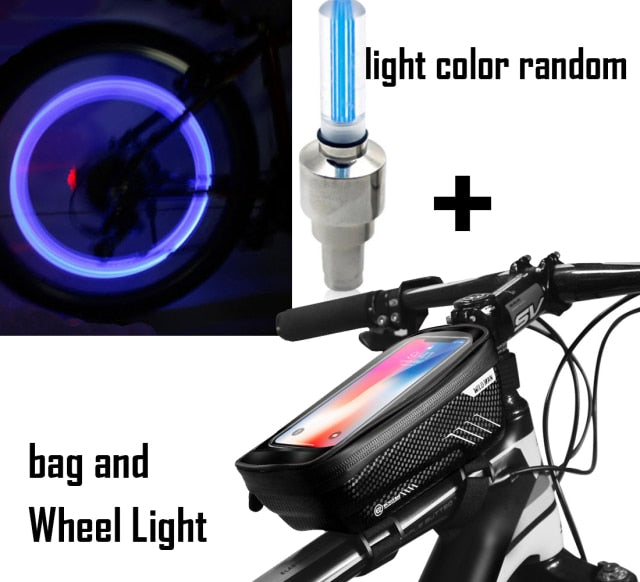 Bike Bag Phone Front Bag Bicycle Frame Cycling Bag Waterproof Phone Case Holder