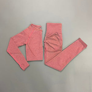 Seamless workout clothes Cross back sports jumpsuit one piece suit women's yoga set sportswear gym suit breathable absorbent|Yoga Sets|